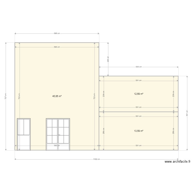 MinimesFacadeNord. Plan de 0 pièce et 0 m2