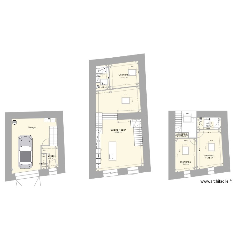 plan maison def velux. Plan de 0 pièce et 0 m2