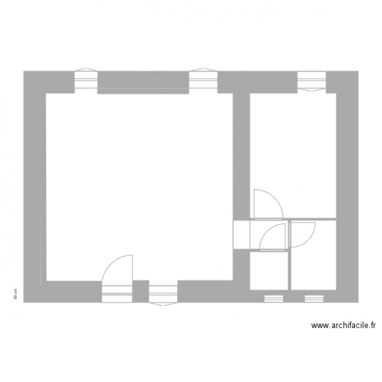 CHAUSSE RDC APRES TRAVAUX 09 2017. Plan de 0 pièce et 0 m2