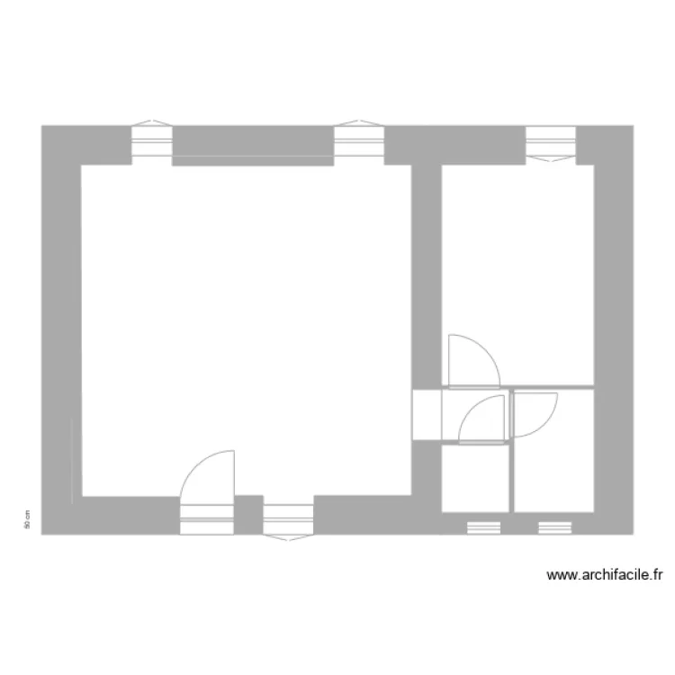 CHAUSSE RDC APRES TRAVAUX 09 2017. Plan de 