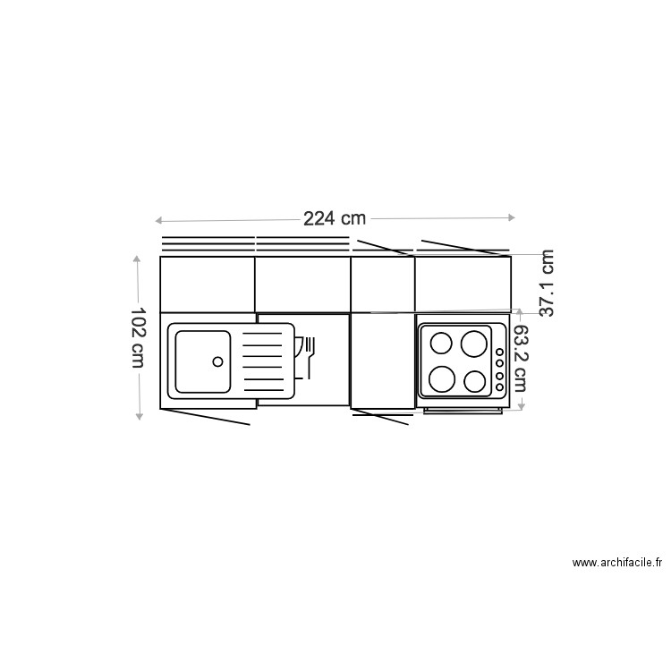 ilot détail. Plan de 0 pièce et 0 m2