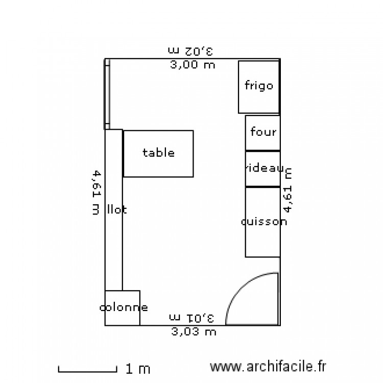 cuisine charbo. Plan de 0 pièce et 0 m2