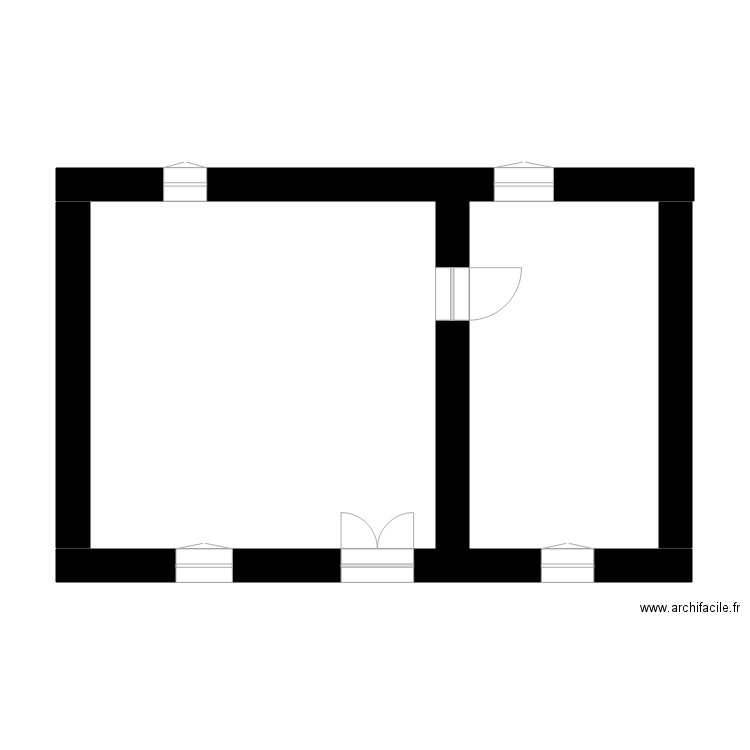 RDC  . Plan de 0 pièce et 0 m2