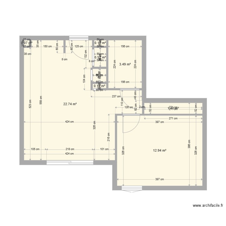 Appartement Sophie. Plan de 0 pièce et 0 m2