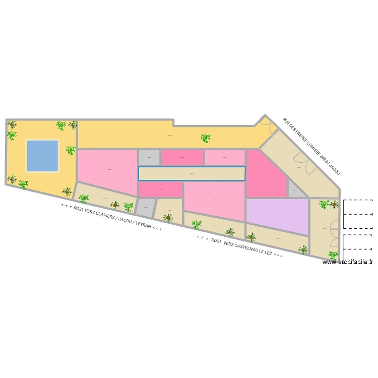 AK99 APPART MV 040823E. Plan de 20 pièces et 915 m2