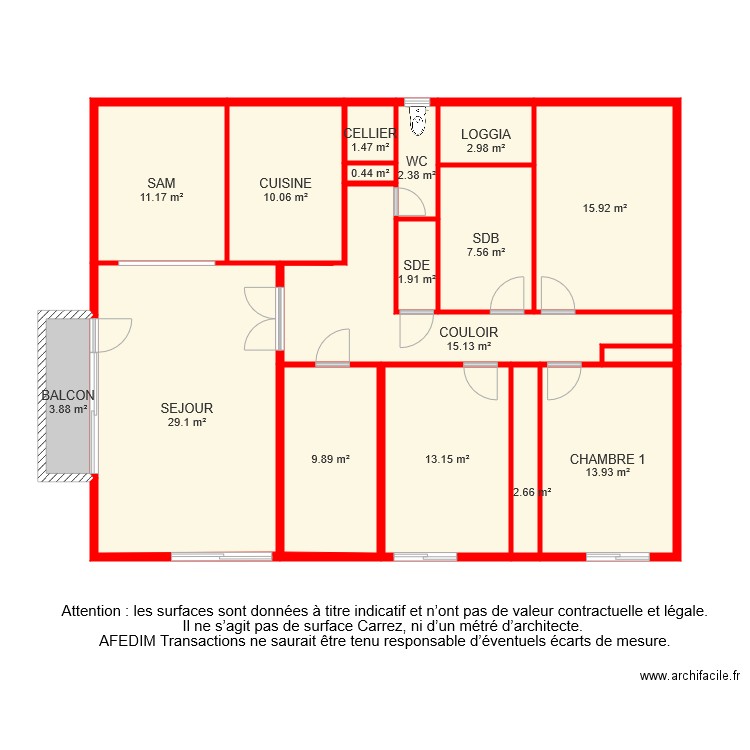 bi m. Plan de 0 pièce et 0 m2