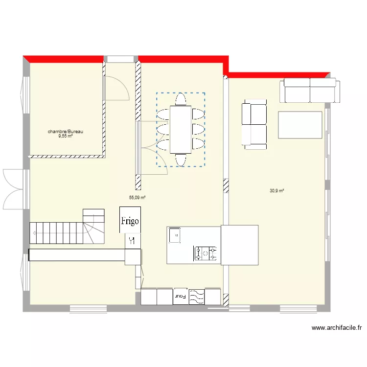 maison meuble. Plan de maison meuble. Plan de