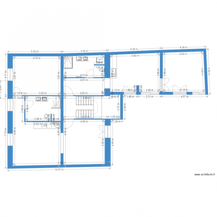 planV2sani. Plan de 0 pièce et 0 m2