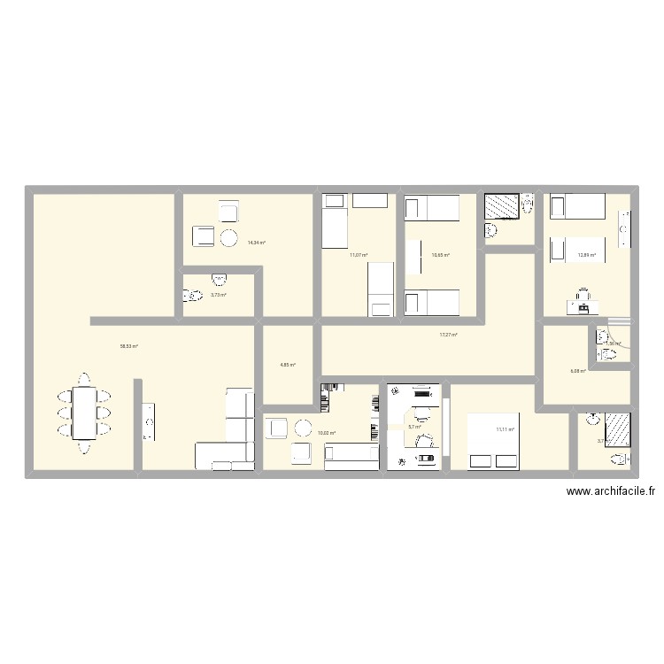 Casa Santa Catarina. Plan de 0 pièce et 0 m2