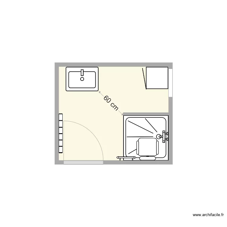 plan apr&egrave;s travaux muzellec. Plan de 