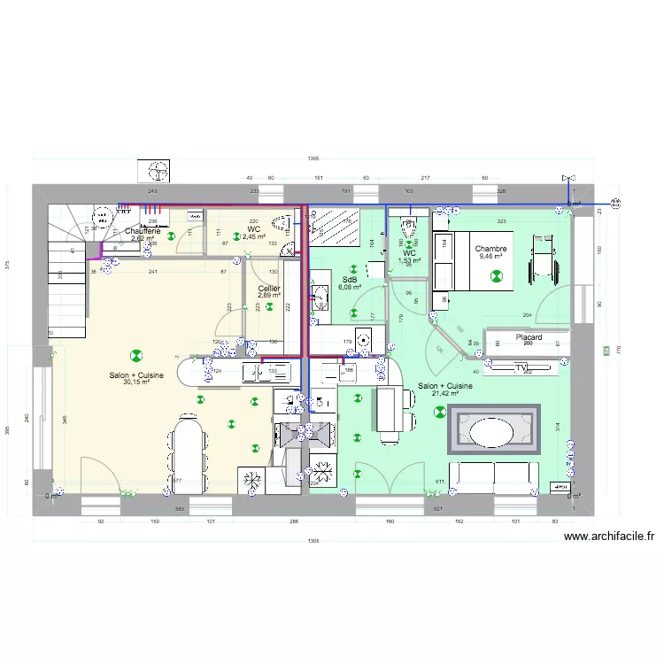 RDC PROJET. Plan de RDC PROJET. Plan de