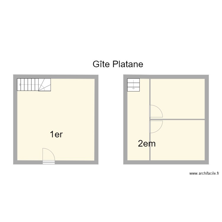 Platane 1. Plan de 0 pièce et 0 m2