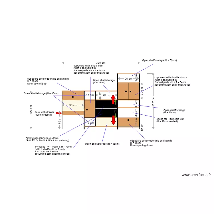 BookcaseFinalVersion. Plan de BookcaseFinalVersion. Plan de