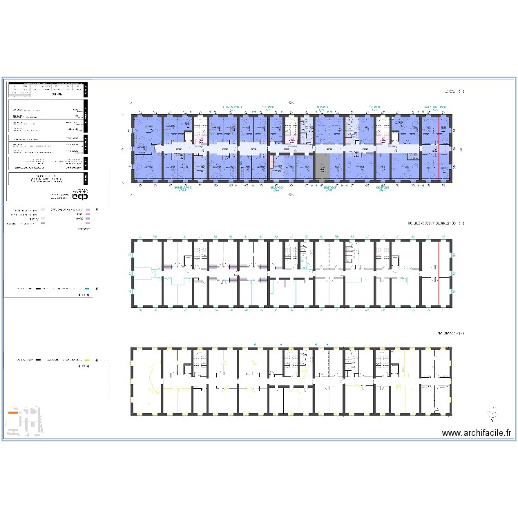 R+2. Plan de 0 pièce et 0 m2