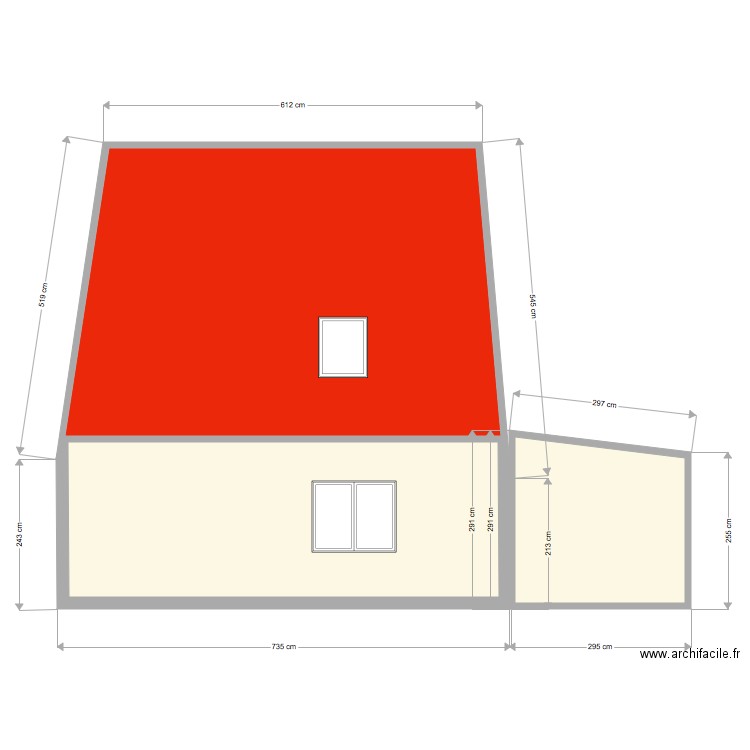 20181029 Actuel BALSEN Côté droit. Plan de 0 pièce et 0 m2