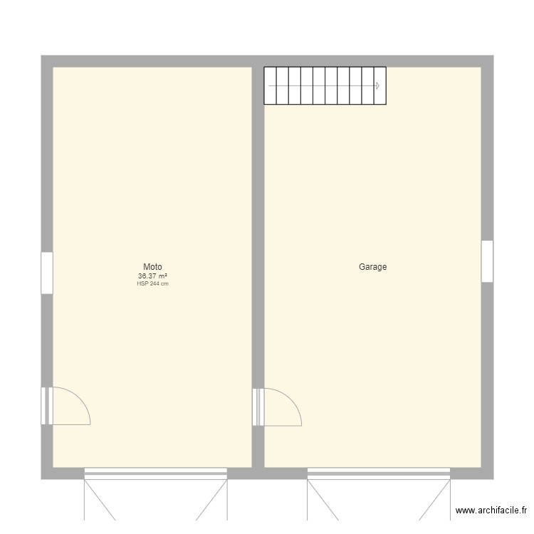 Garage No 2. Plan de 0 pièce et 0 m2