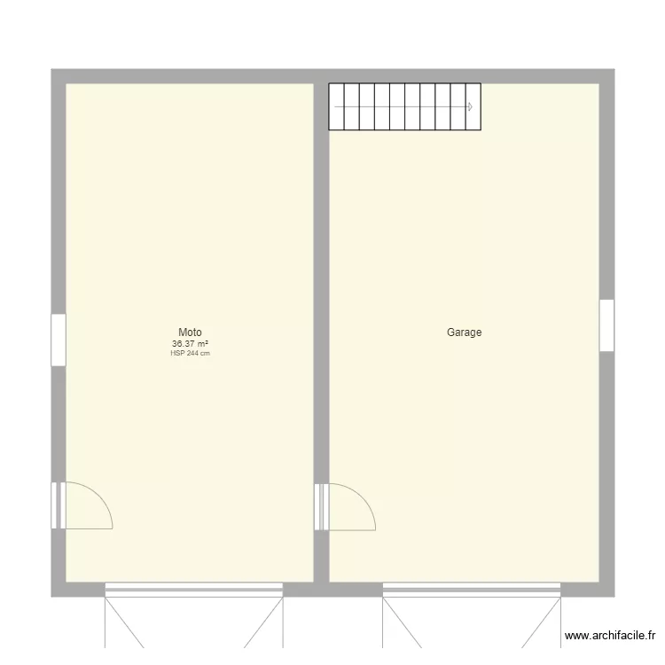 Garage No 2. Plan de 