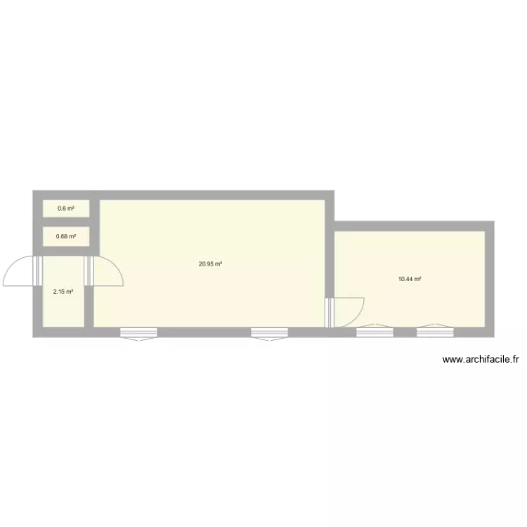 marin rdc droite. Plan de 