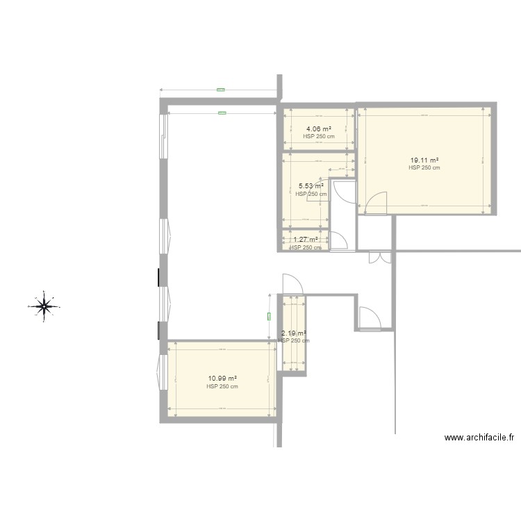 plan complet. Plan de 0 pièce et 0 m2