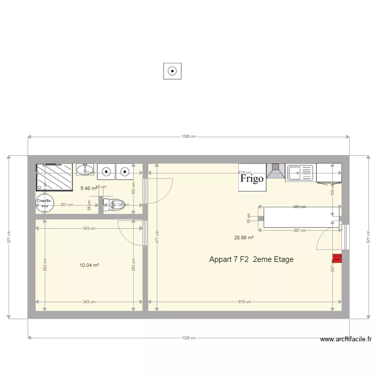 pierre de bresse Le moulin Appart 7 F2 2eme Etage. Plan de pierre de bresse Le moulin Appart 7 F2 2eme Etage. Plan de