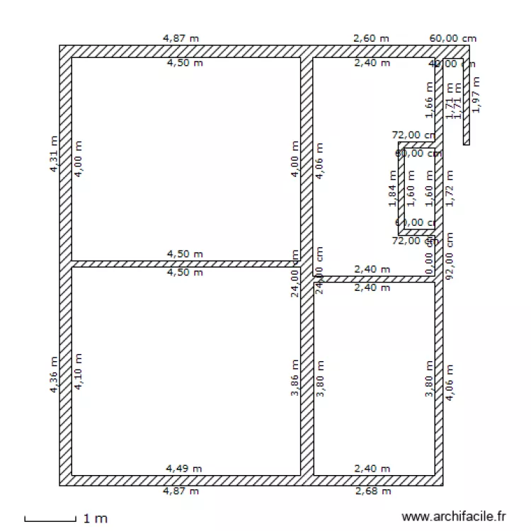 Etage A.H. NICO. Plan de 