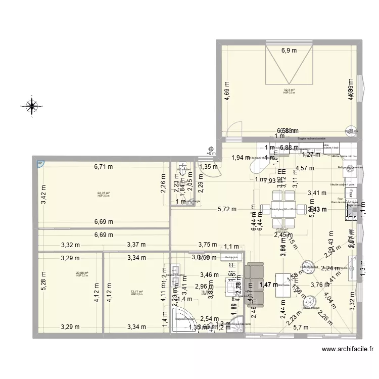 CAP 2 MIT PLAN N° 1. Plan de 7 Pièces et 178 m² CAP 2 MIT PLAN N° 1. Plan de 7 Pièces et 178 m²