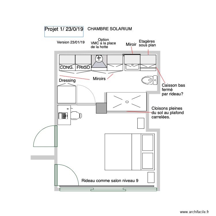 Projet 1 ter. Plan de 0 pièce et 0 m2