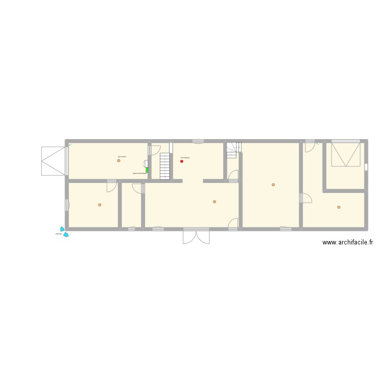 maison hymont RDC. Plan de 0 pièce et 0 m2