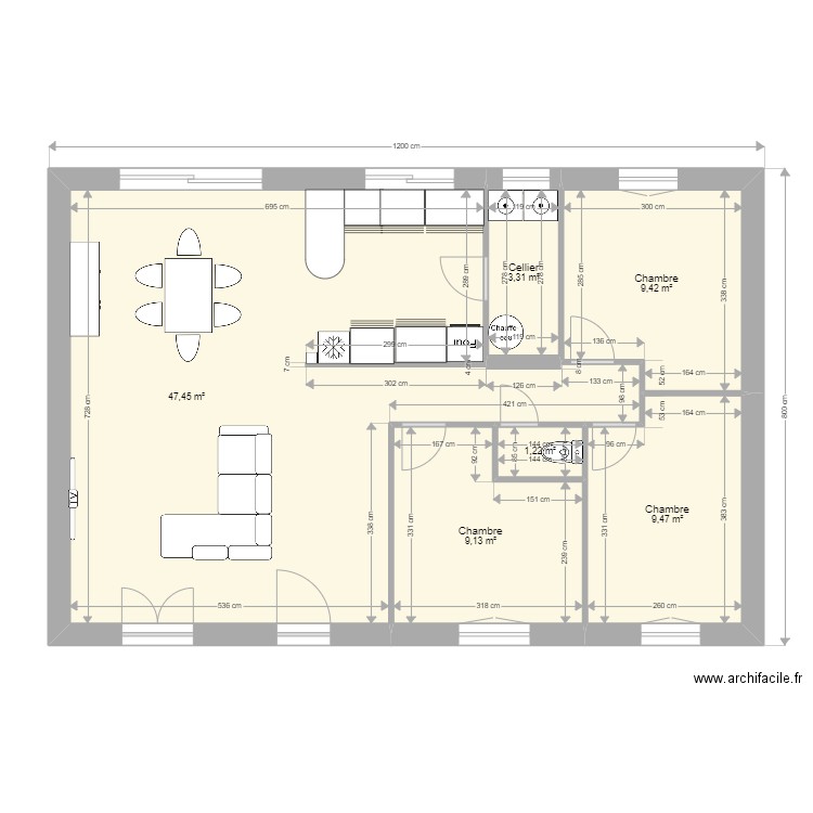 CISSE RDC. Plan de 0 pièce et 0 m2