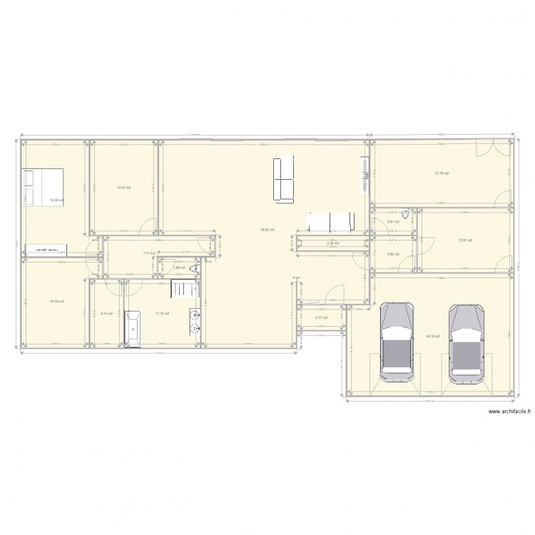 Maison Projet Archi. Plan de 0 pièce et 0 m2