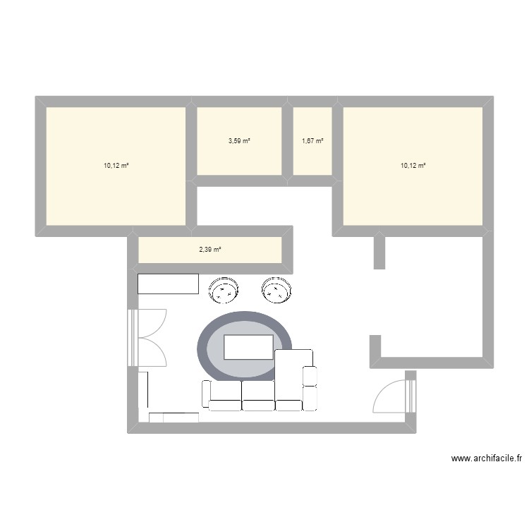 Salon. Plan de 0 pièce et 0 m2
