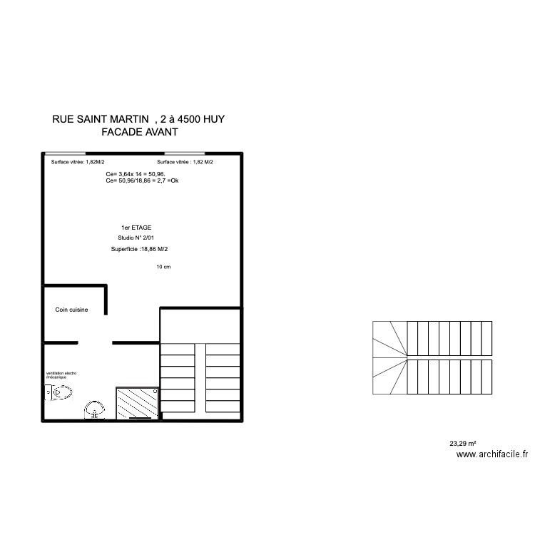 st martin. Plan de 0 pièce et 0 m2