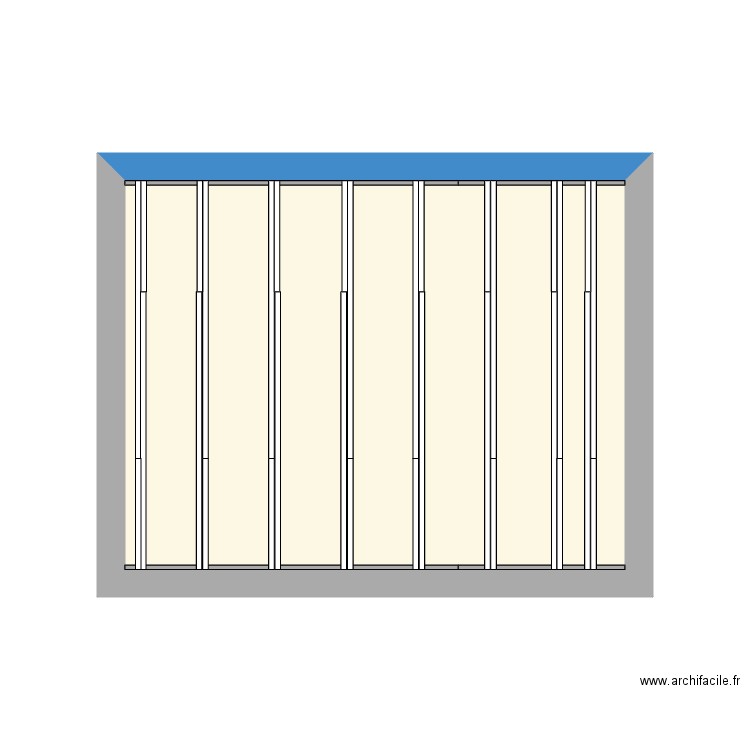 bureau.1. Plan de 1 pièce et 16 m2