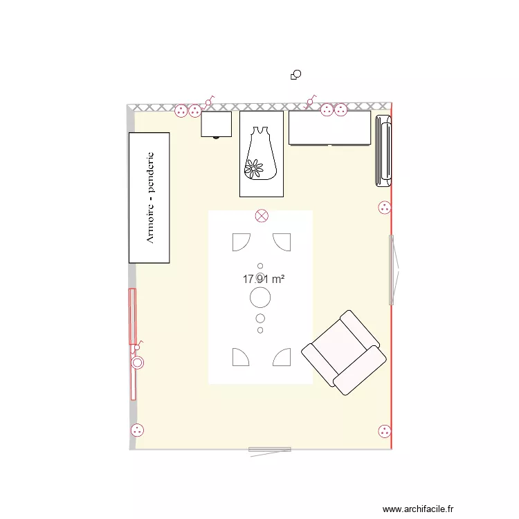 elec chambre1 yes. Plan de 
