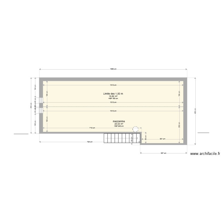 étage. Plan de 0 pièce et 0 m2