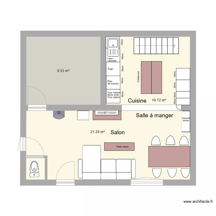 Rez Chalet. Plan de 