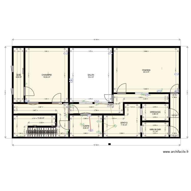 PLAN MARIE ISAAC DIOP ELECTRICITE. Plan de 0 pièce et 0 m2