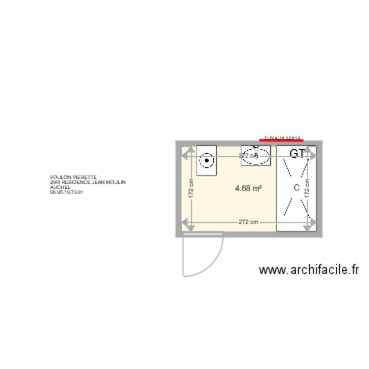 FOULON . Plan de 0 pièce et 0 m2