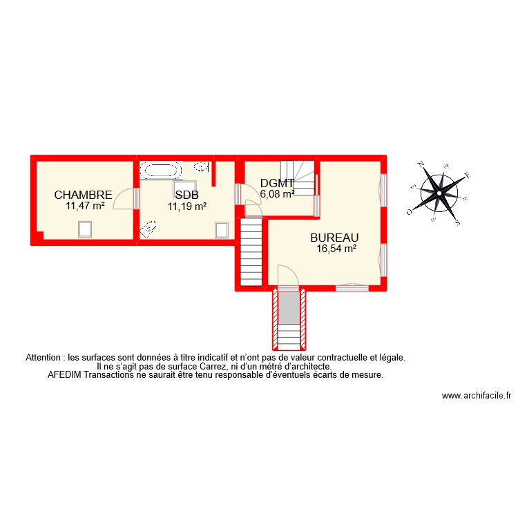 BI 11227 ETAGE . Plan de 0 pièce et 0 m2