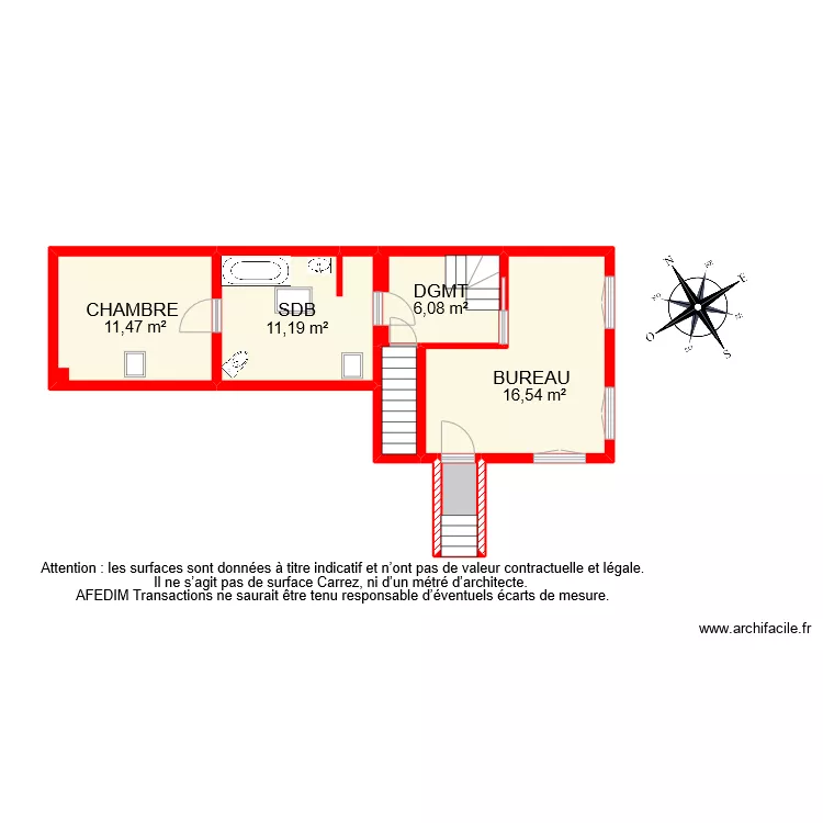 BI 11227 ETAGE . Plan de 