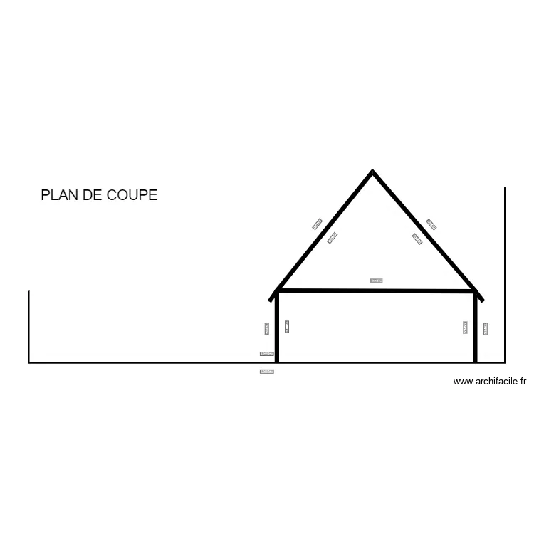 plan de coupe. Plan de 