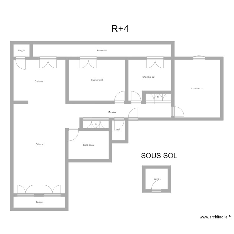 350601023. Plan de 0 pièce et 0 m2