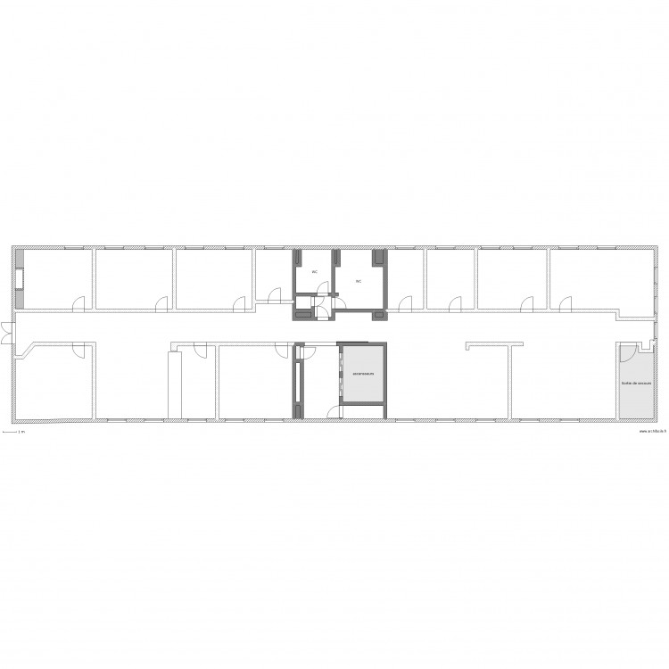 1er etage - Batiment A. Plan de 0 pièce et 0 m2