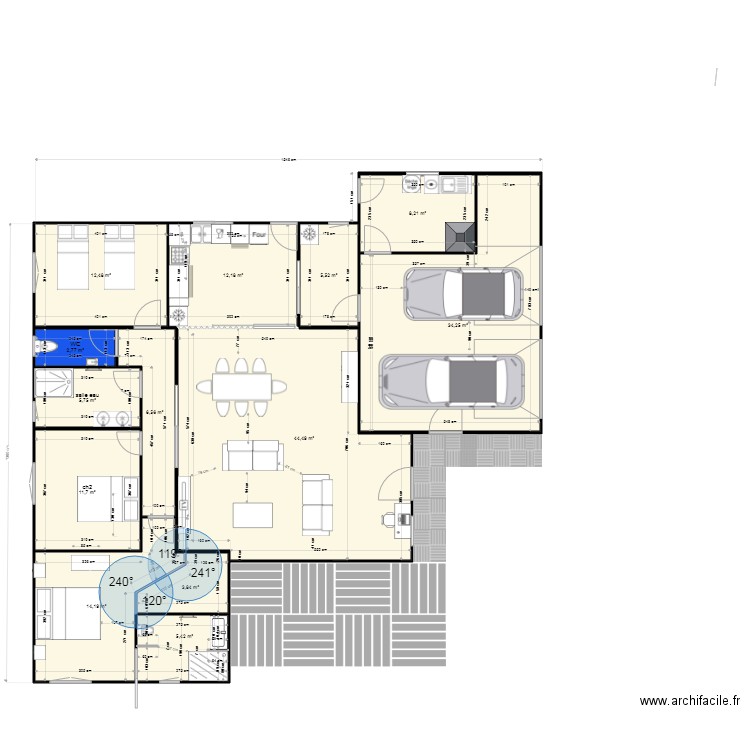 plan W. Plan de 0 pièce et 0 m2