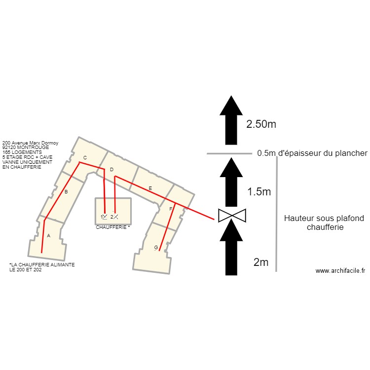 IRP_200 AV Marx Dormoy 92120 MONTROUGE. Plan de 5 pièces et 1446 m2