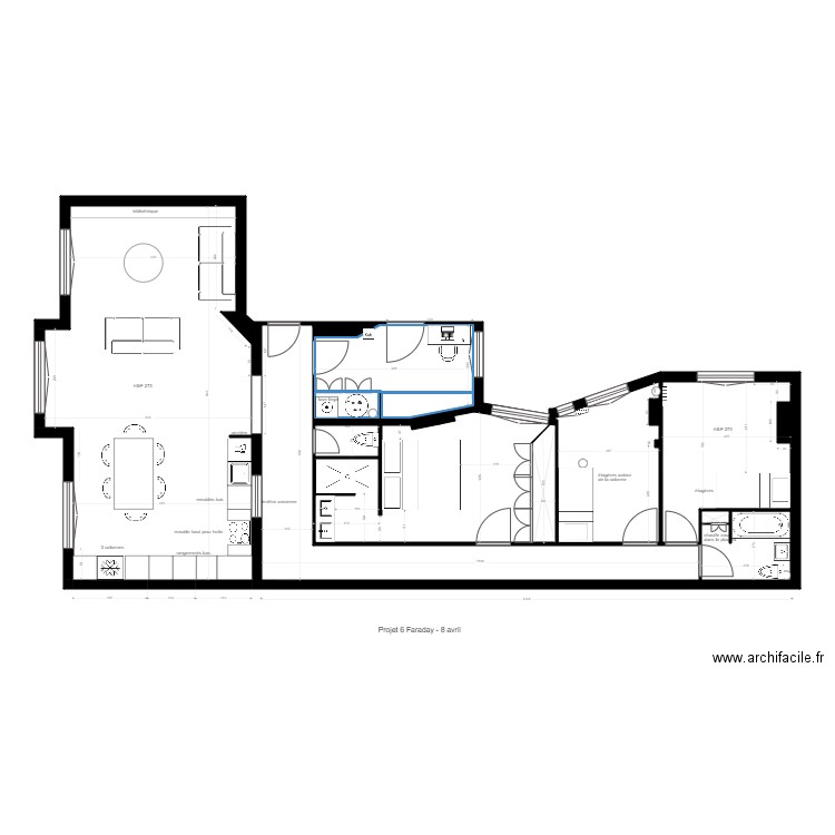 corbaz projet 6. Plan de 0 pièce et 0 m2