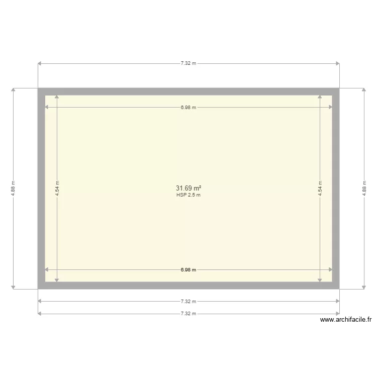 PLAN 1 SURFACE BUNGALOW. Plan de PLAN 1 SURFACE BUNGALOW. Plan de