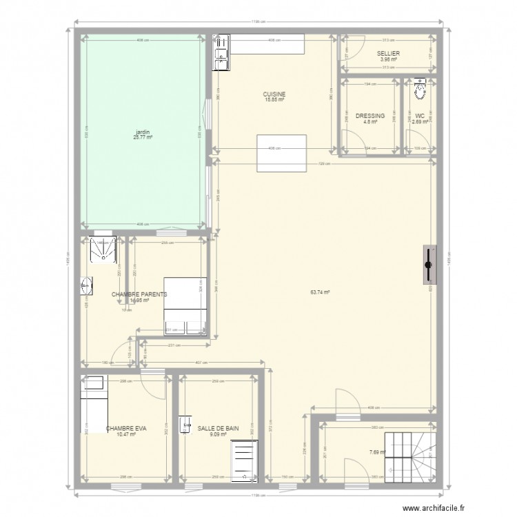 RUFISQUE V6 RDC. Plan de 0 pièce et 0 m2