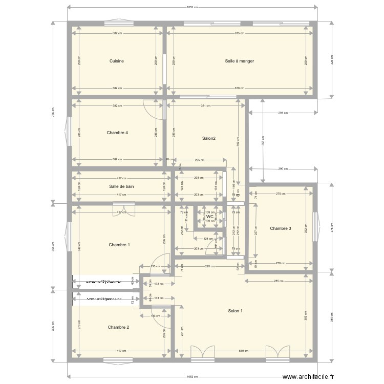 PLAN CABALOU F5 RDC. Plan de 0 pièce et 0 m2