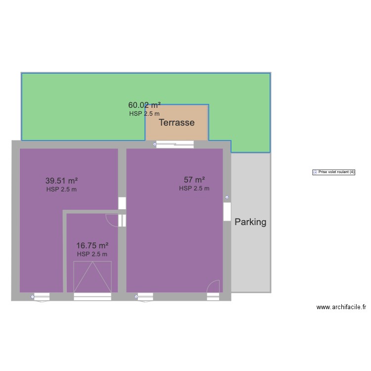 Plans eau usées L Albizia 1. Plan de 0 pièce et 0 m2